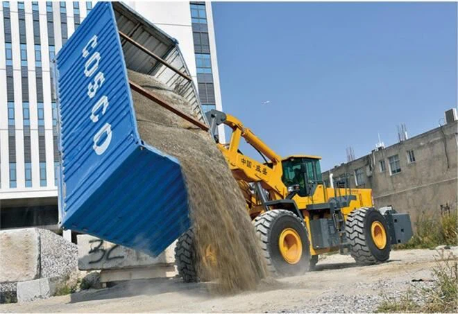 Container Rotating Loader Flip Forklift